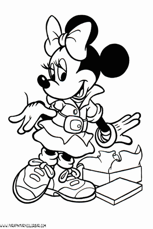 Dibujar a Minnie Mouse - Imagui