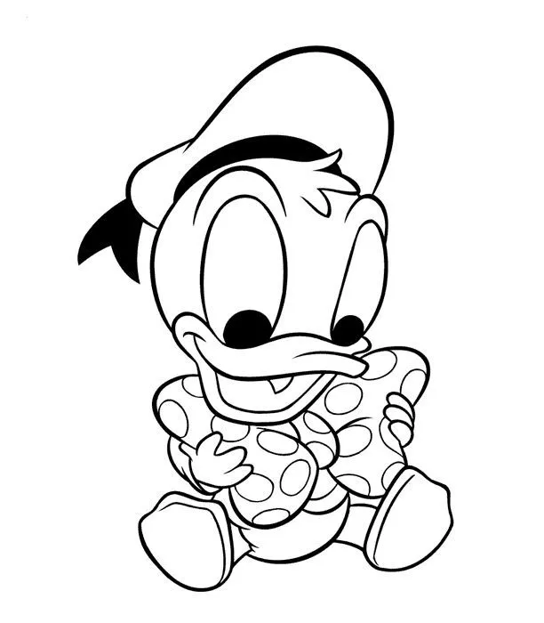 Baby Donald Duck - free coloring pages | Coloring Pages