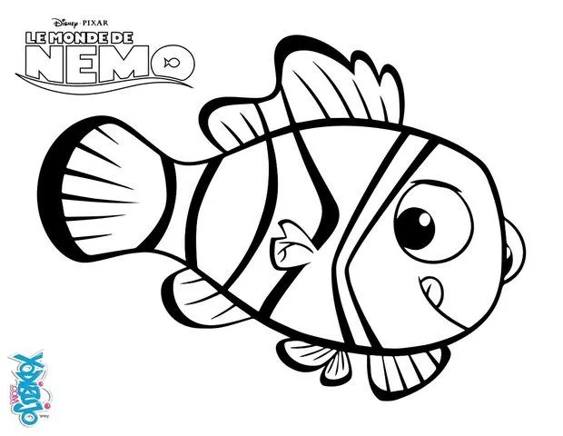 Dibujos DISNEY para colorear, Buscando a Nemo para imprimir