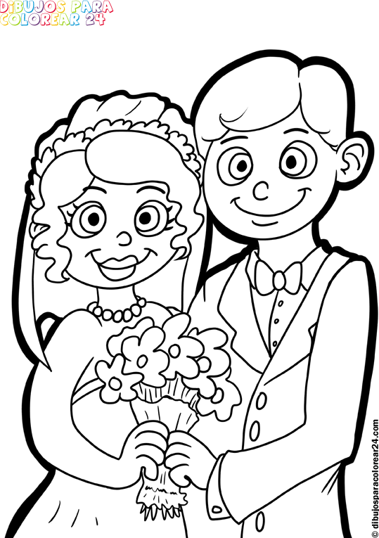 5 dibujos divertidos de novios para tarjetas de boda :: Dibujos de ...