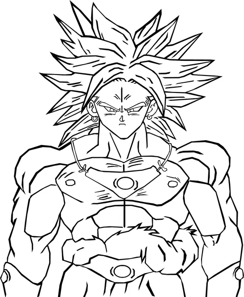 broly af Colouring Pages