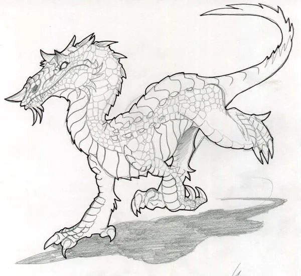 Dibujos chingones a lapiz de dragones - Imagui