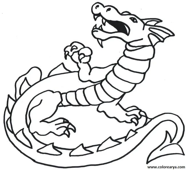 Dibujos de dragones para niños - Imagui