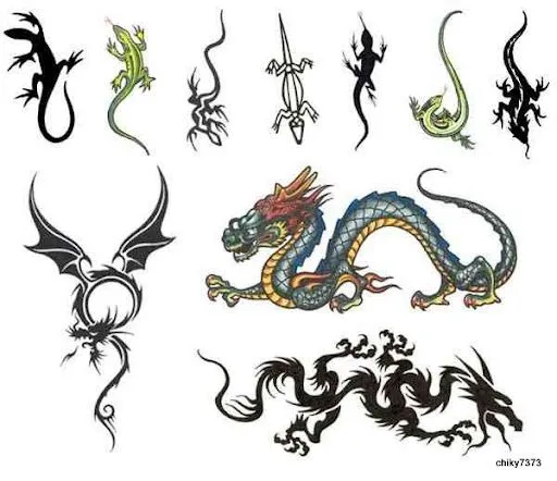 Dibujos de dragones para tatuajes - Imagui