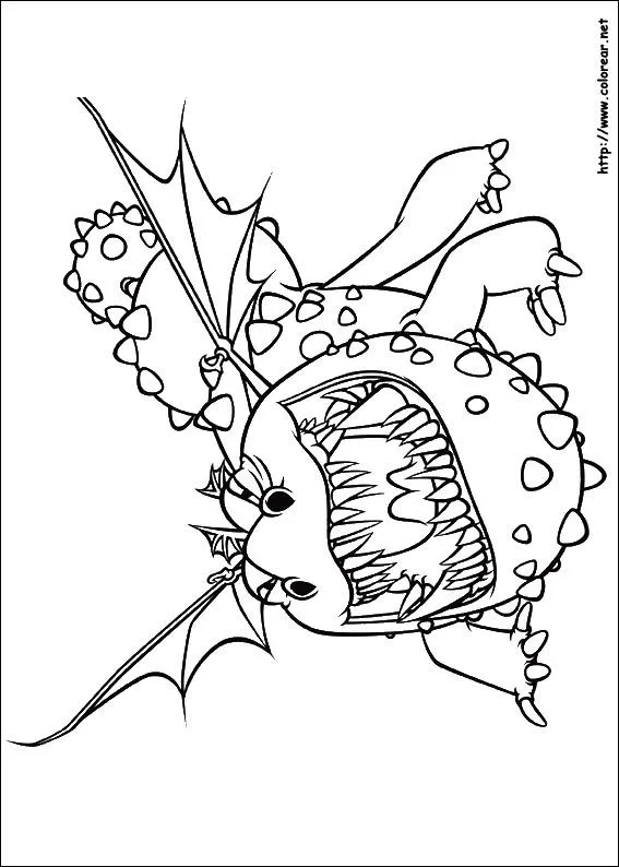 Dibujos de cómo entrenar a tu dragón para colorear - Imagui