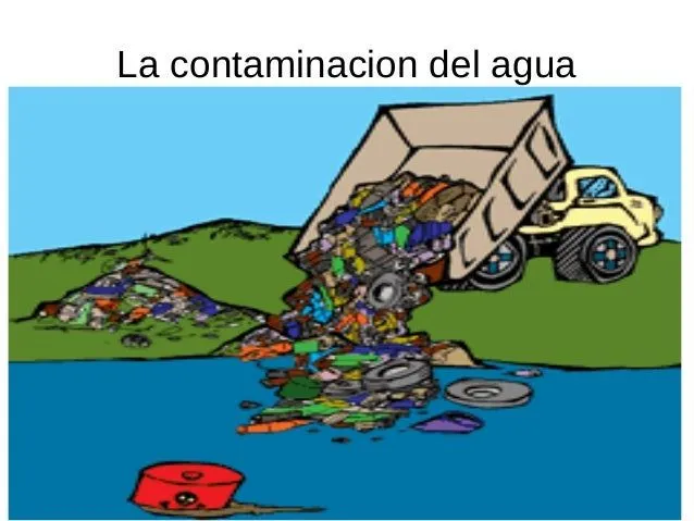 Dibujos faciles de la contaminacion del agua - Imagui