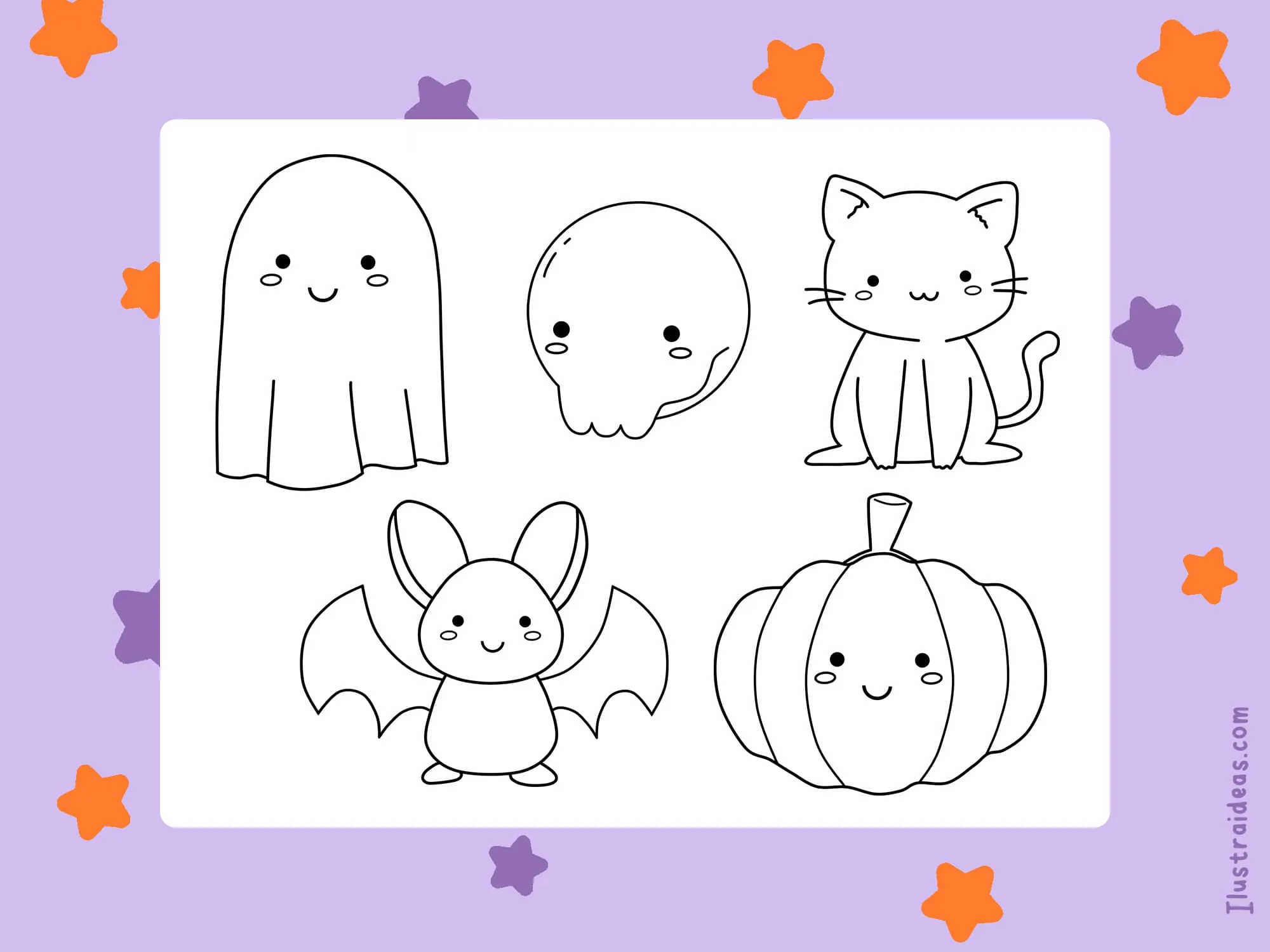 5 dibujos fáciles para Halloween | Ilustraideas