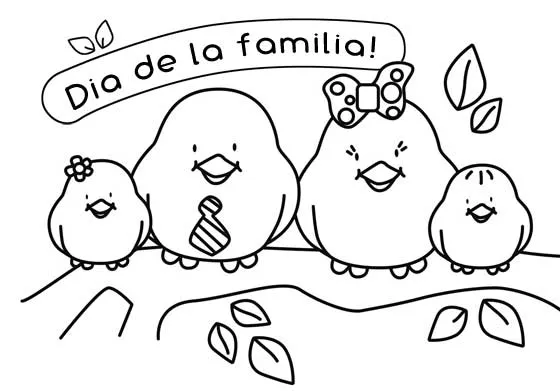 Dibujos de la familia para preescolar - Imagui
