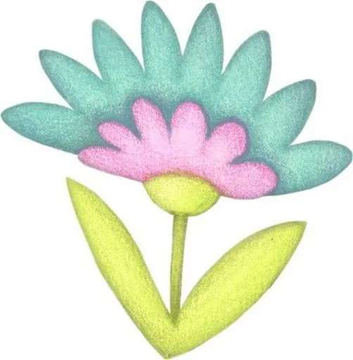dibujos de flores pintadas para imprimir