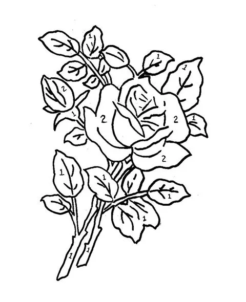 Dibujos de flores para pintura en tela - Imagui