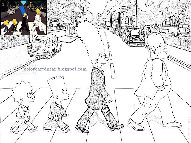 Dibujos - Fondos de escritorio - Imagenes: Caratula de Beatles por ...