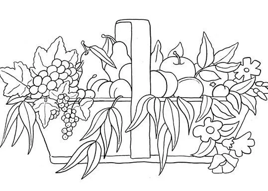 Dibujos de frutas y verduras para pintar en tela - Imagui Dibujos de frutas y verduras para pintar en tela - Imagui