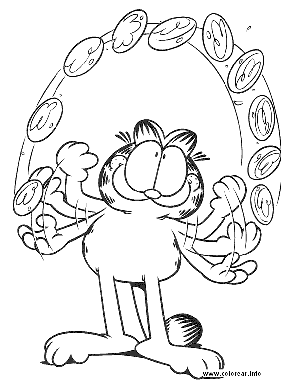 Dibujos de Garfield | Dibujos de Garfield para Pintar | Dibujos ...