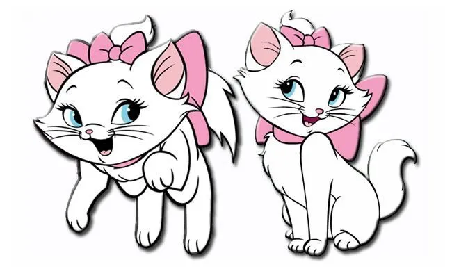 Dibujos de la gatita marie de Disney | <3 | Pinterest