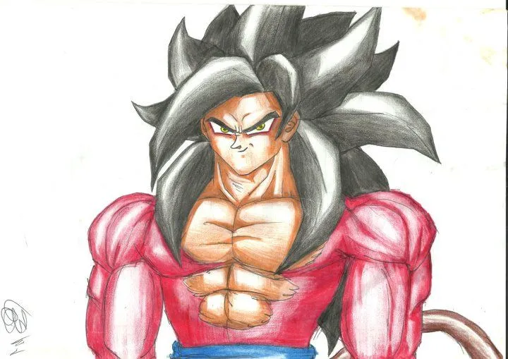 Goku ssj4 por jonnafer | Dibujando