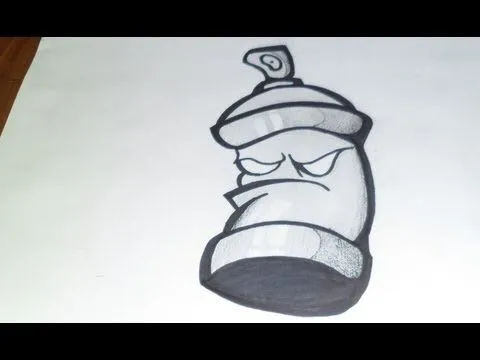 Dibujos de aerosoles a lapiz faciles - Imagui