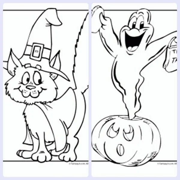 Dibujos de Halloween para colorear e imprimir gratis | Halloween