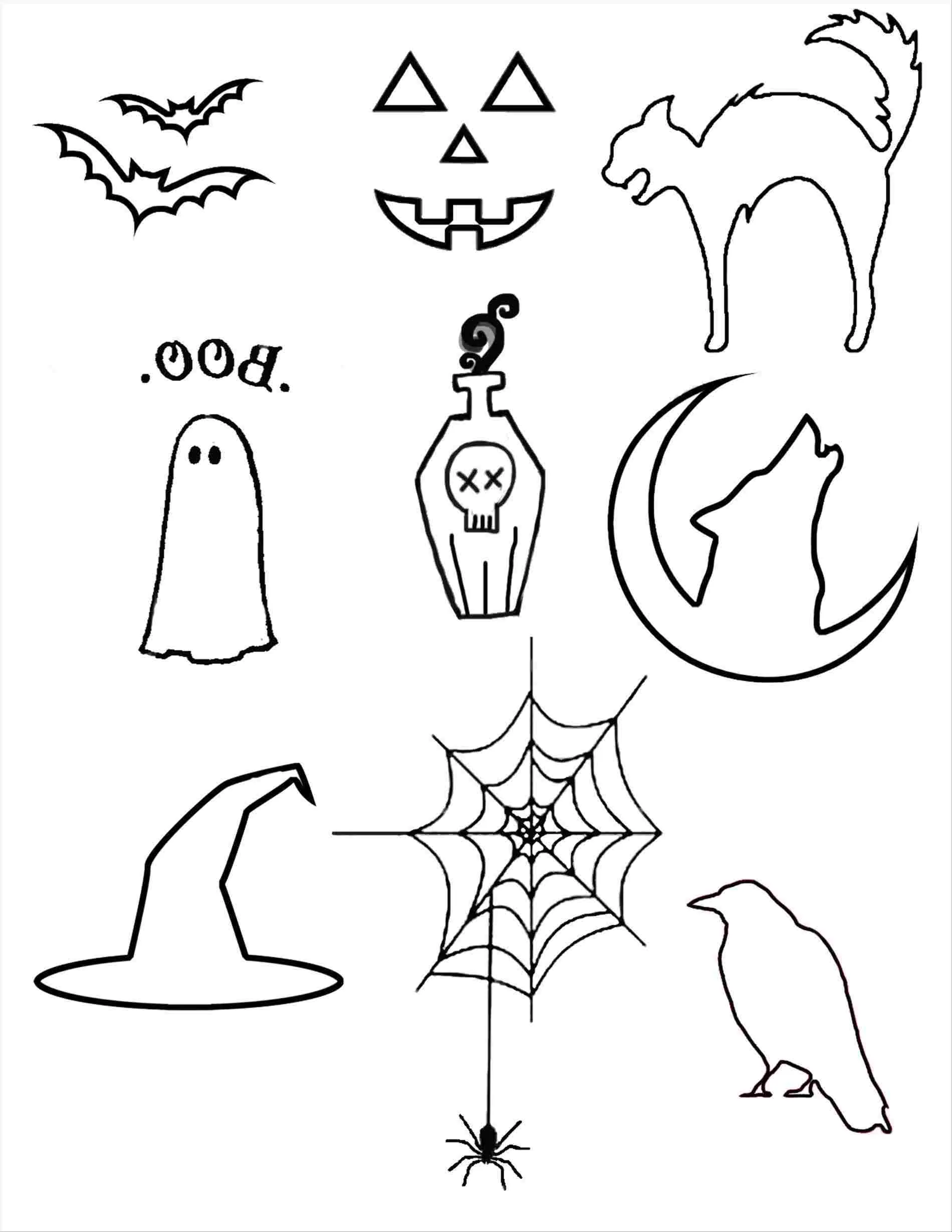 Dibujos de Halloween fáciles de hacer →【Y bonitos】