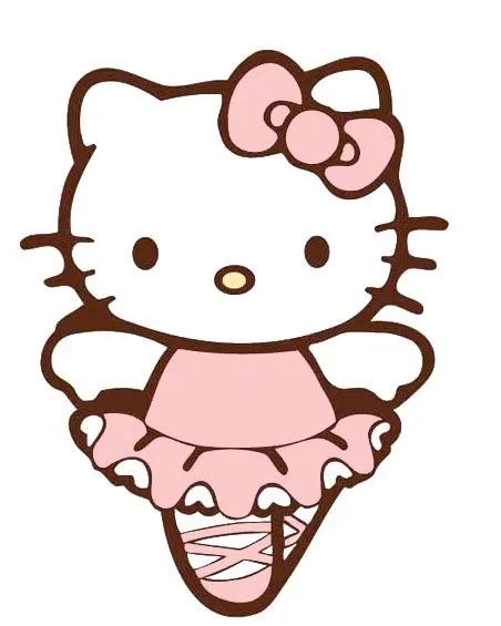 Dibujos Hello Kitty bailarina - Imagui