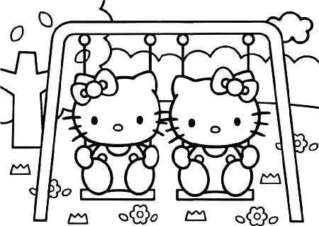 Dibujos Hello Kitty para imprimir