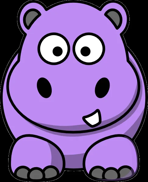 Hipopotamo animada bebé - Imagui