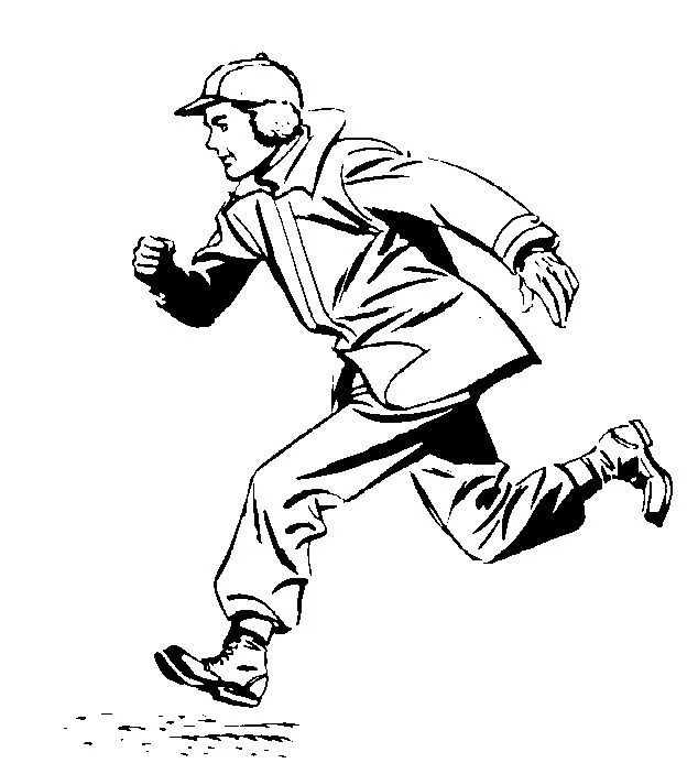 Dibujos de hombres corriendo - Imagui