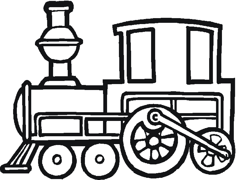 Dibujos para imprimir y colorear: Trenes para colorear