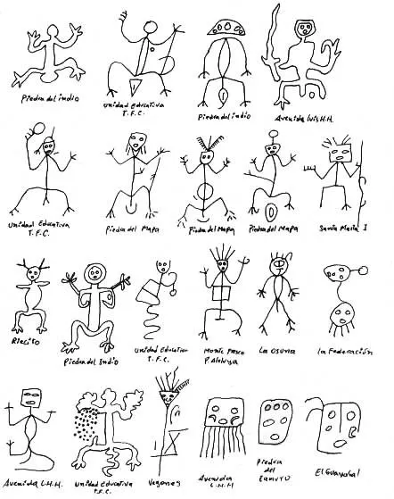 Dibujos indigenas de animales - Imagui