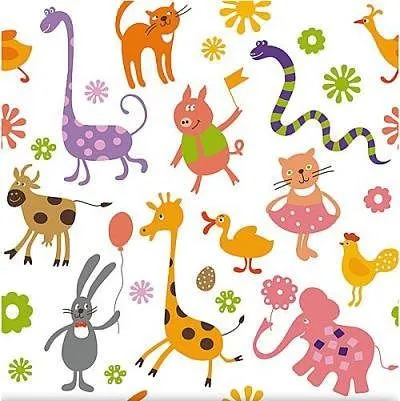 dibujos infantiles de animales a color