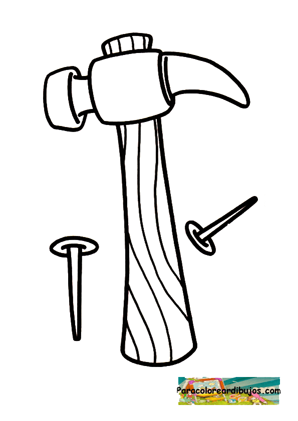 Dibujos infantiles para colorear un martillo animado - Imagui Dibujos infantiles para colorear un martillo animado - Imagui