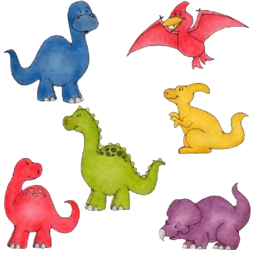 Dinosaurios de caricatura tiernos - Imagui