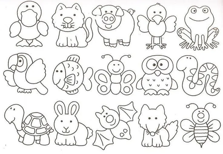 Dibujos infantiles patchwork - Imagui