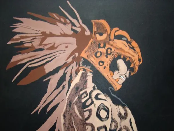 Dibujo guerrero jaguar - Imagui