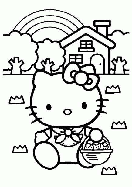 Dibujos de Kitty para colorear e imprimir gratis - Imagui
