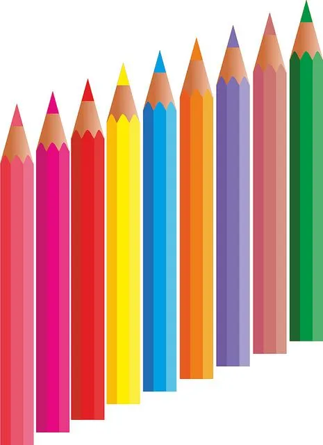 dibujos de lapices de colores-Imagenes y dibujos para imprimir