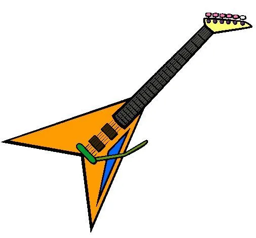 dibujos a lapiz de guitarras electricas - Buscar con Google ...