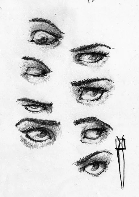 Dibujos a lápiz ojos - Dibujos a lapiz