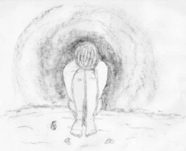 Dibujos de mujeres tristes a lapiz - Imagui