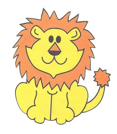 Dibujos de leones a color - Imagui