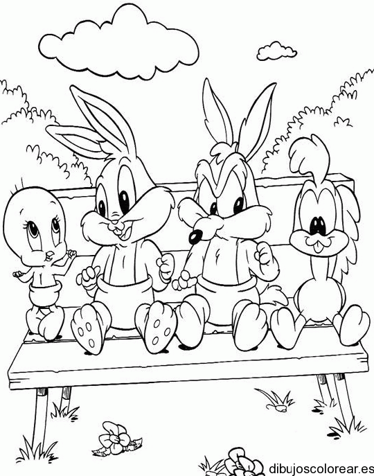 Dibujo de los Looney Tunes de niños