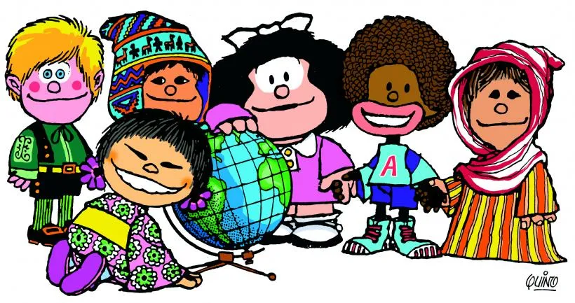 Dibujos MAFALDA - Mafalda y sus amigos