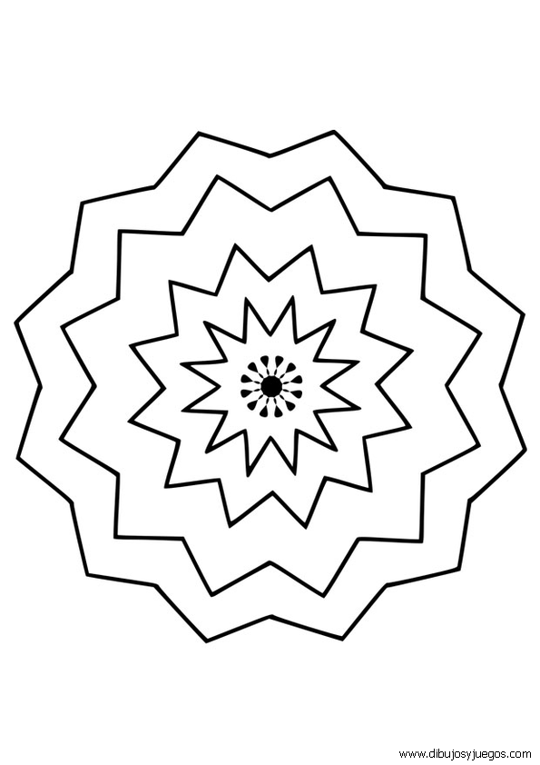 dibujos-mandalas-simples-033 | Dibujos y juegos, para pintar y ... dibujos-mandalas-simples-033 | Dibujos y juegos, para pintar y ...
