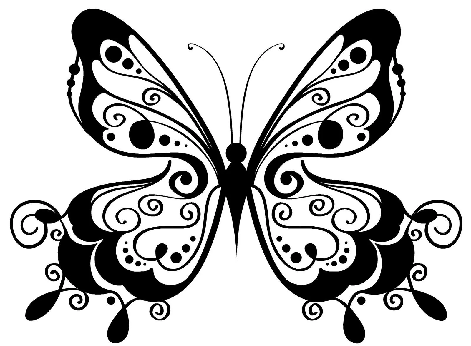 Dibujos de mariposas para colorear