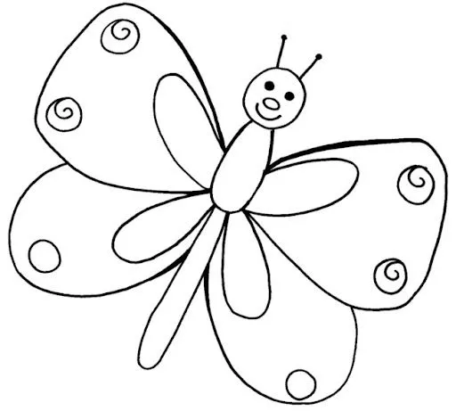 DIBUJOS DE MARIPOSAS PARA COLOREAR | Dibujos para colorear