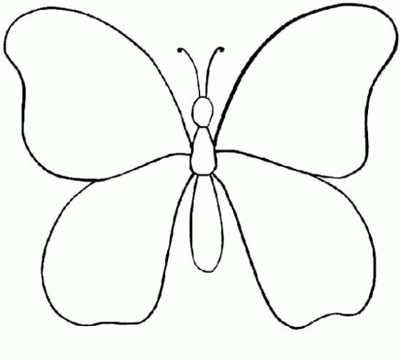 Mariposa para dibujar facil - Imagui