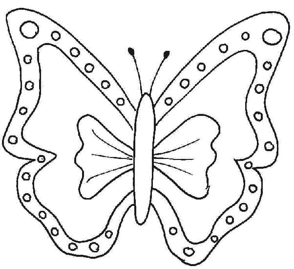 Dibujos de mariposas para colorear e imprimir