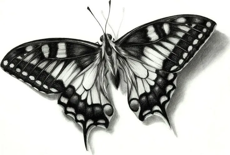 dibujos de mariposas a lapiz - Buscar con Google | Draws | Pinterest
