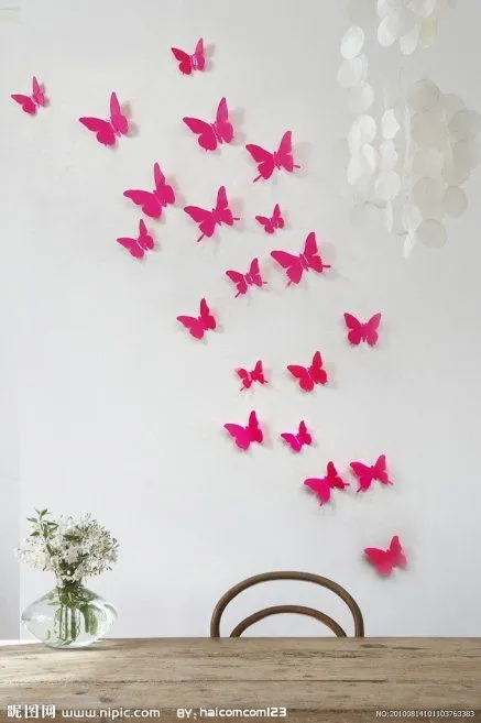 Dibujos de mariposas para la pared - Imagui
