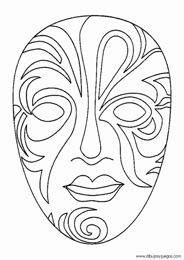 Dibujos de mascaras - Imagui