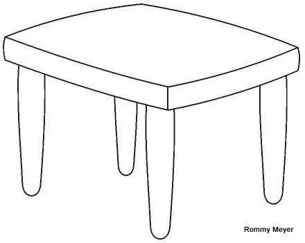 Dibujos de mesa y silla para colorear - Imagui